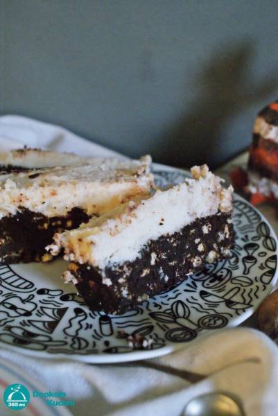 Ciasto czekoladowo – kokosowe bez pieczenia