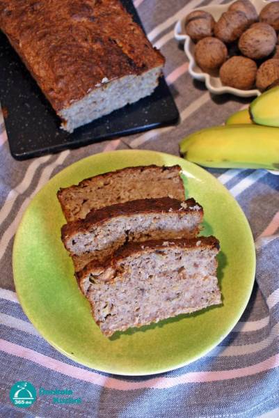 Niskokaloryczny chlebek bananowo – kokosowy