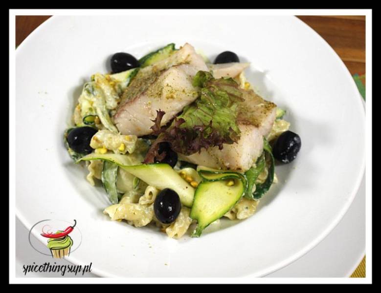 Przepis na Makaron z cukinią i dorszem Spice things up KatalogSmaków.pl