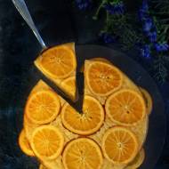 Odwrócone ciasto mocno pomarańczowe
