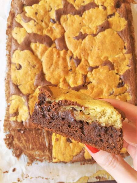 Ciasteczkowe brownie (Brookie) / Brookie Bars