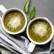 Zupa krem z pokrzywy i lubczyku
