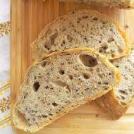 Włoski chleb z czarnuszką i ziołami (bez zagniatania) / No knead Italian Bread with Nigella Seeds and Herbs