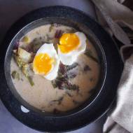 Zupa szczawiowa ze szparagami / Sorrel asparagus soup