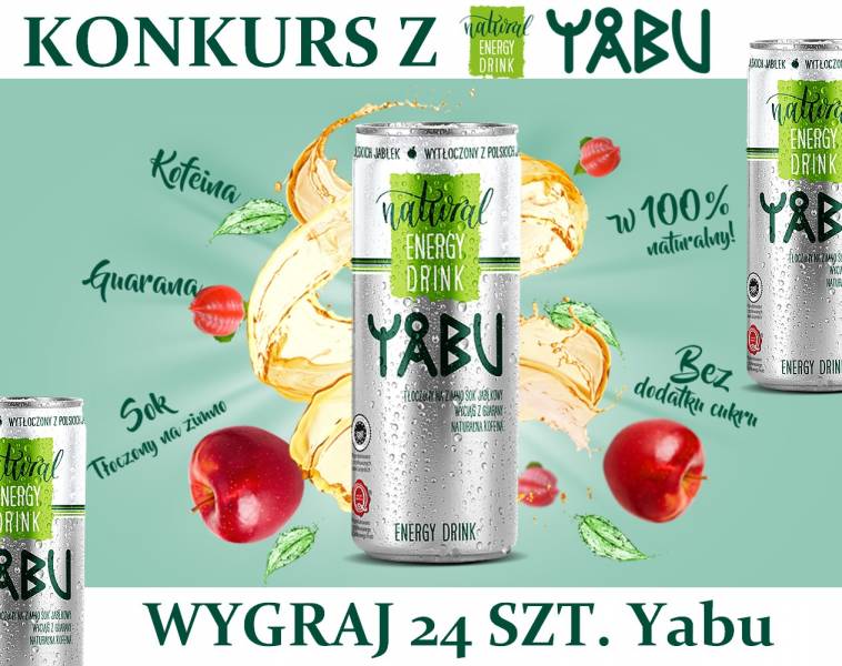 Wygraj 24 szt. Yabu Natural Energy Drink – Yabukowa energia z natury