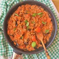 Gulasz z mięsa mielonego i bakłażana / Ground meat and Eggplant Stew