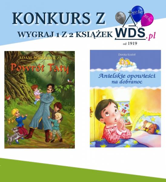 Wygraj 1 z 2 książek od WDS Sandomierz