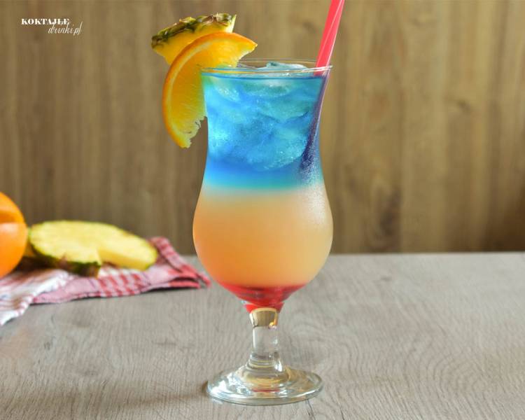 Tropical Bay - kolejny drink warstwowy z ananasem