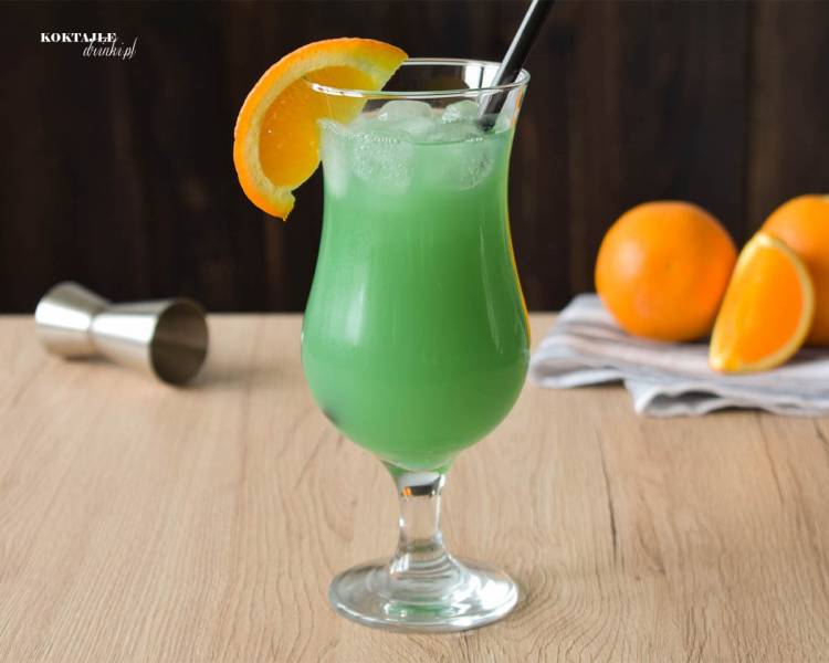 Zielona Ropucha - jedna z pozycji kategorii  przepisów drinki z wódką