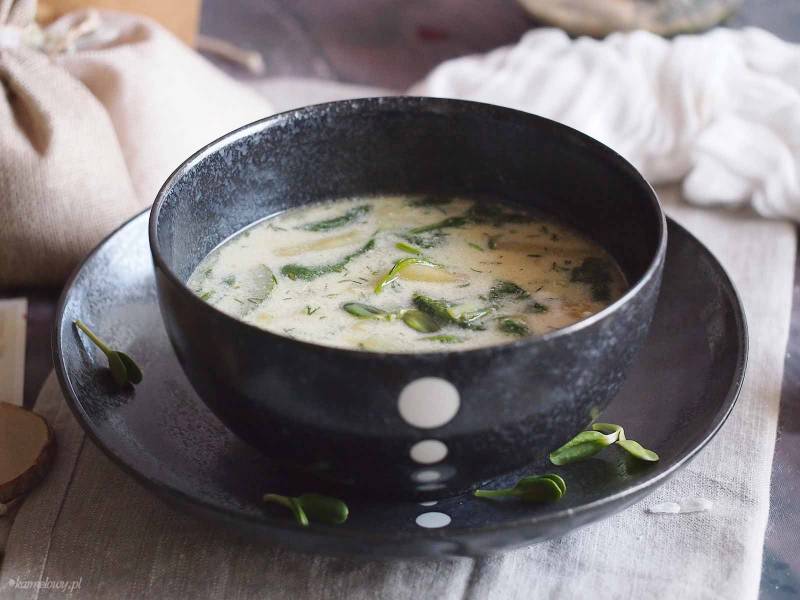 Zupa z cukinią i fasolką / Zucchini and green bean soup