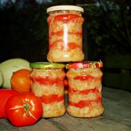 Kapusta kiszona z pomidorami , bajeczne przetwory