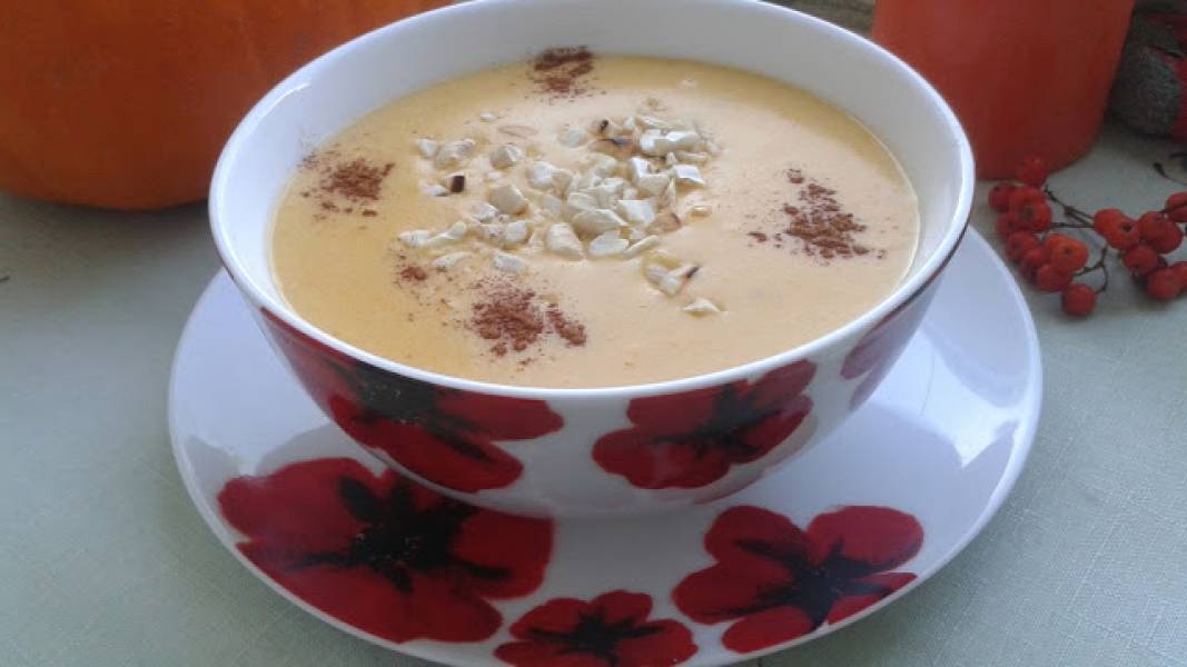 Zupa z dyni waniliowo - cynamonowa