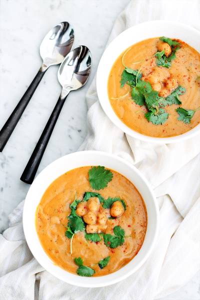 Jesienne zupy – zupa z soczewicy i ciecierzycy