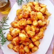 Pieczone ziemniaki  w parmezanowej panierce (Patate sabbiose al forno)
