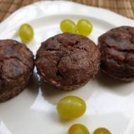 Bezcukrowe muffiny bananowo-kakaowe