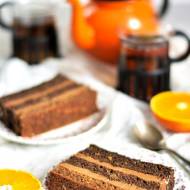 Tort pomarańczowo- czekoladowy
