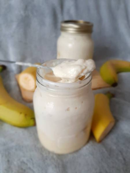 Waniliowo-bananowy słoiczek z cytrynową nutą