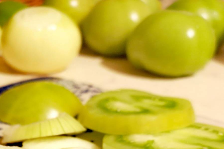 Słodki listopad czyli marynowane zielone pomidory