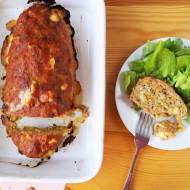 Pieczeń z mięsa mielonego z serem i warzywami / Meatloaf with Cheese and Vegetables