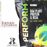 Surowe białko wegańskie, banan z cynamonem + BCAA, Perform – Siła Roślin
