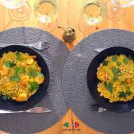 Curry z krewetkami i makaronem sojowym, czyli trochę tajskich smaków na rozgrzanie tej jesieni