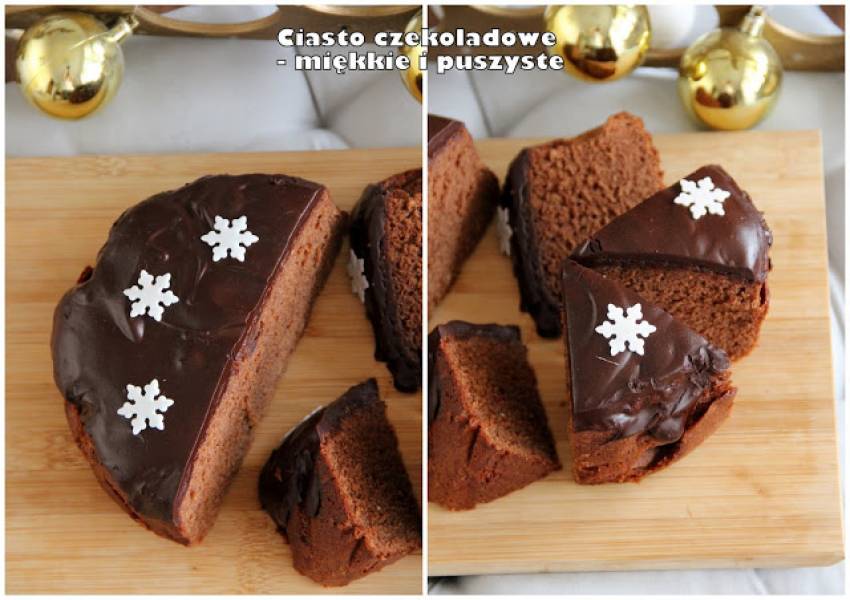 Ciasto czekoladowe - miękkie i puszyste