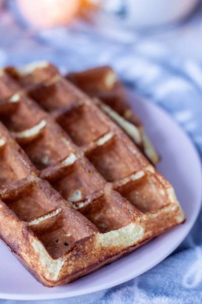 Biszkoptowe gofry z mąką kokosową – Blogmas 2019 #12