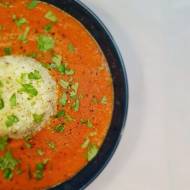 Pomidorowa z ryżem z kalafiora / Tomato soup with cauliflower rice