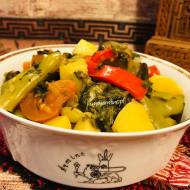 Ajlazan- ormiańskie ragout warzywne z bakłażanem i fasolką zieloną