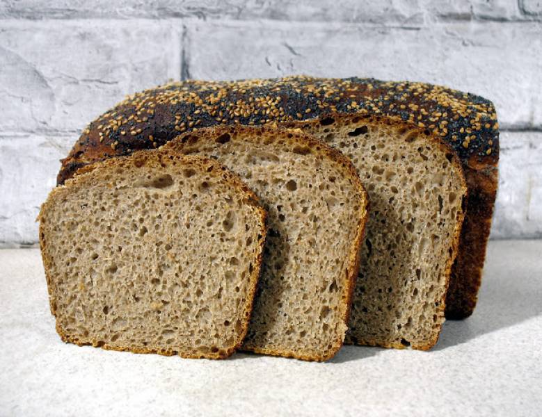 Prosty chleb 66% żytni wg Hamelmana