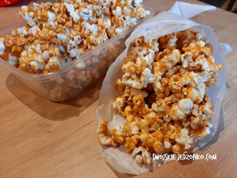 Karmelowy popcorn - jak w kinie!!