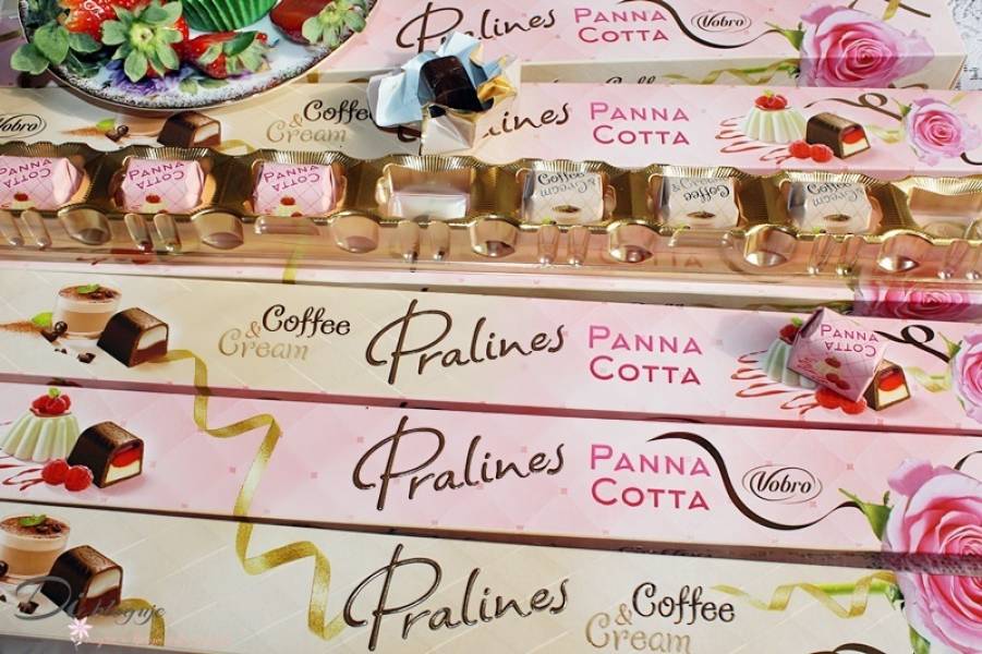Pralines Coffe & Cream i Panna Cotta od Vobro idealne na Dzień Kobiet oraz inne okazje