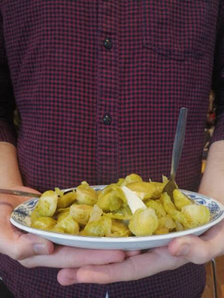 Niemcy - Brukselka w piwie (Rosenkohl in Bier gedünstet)