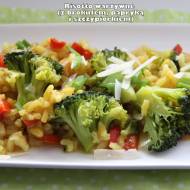 Risotto warzywne (z brokułem, papryką i szczypiorkiem)