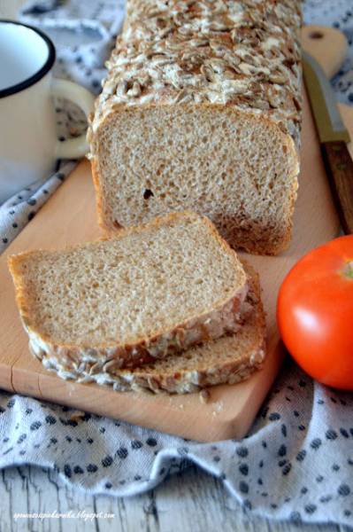 Chleb pszenno - żytni, na zakwasie i drożdżach