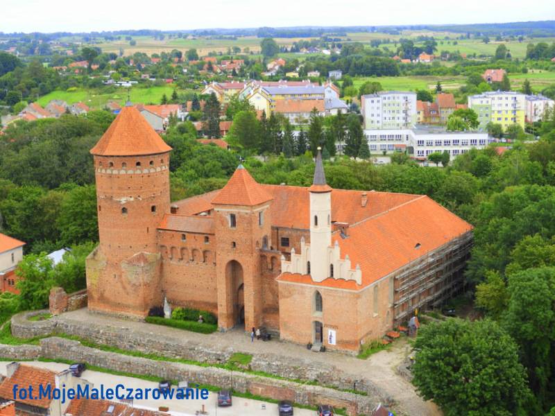 Zamek Biskupów Warmińskich w Reszlu woj. warmińsko - mazurskie