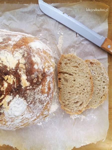 Chleb z garnka na zakwasie / Vermont Sourdough Dutch Oven Bread