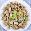 Makaron z tofu i pastą tahini