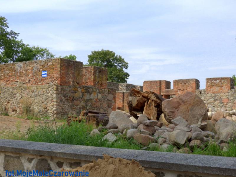 Ruiny Zamku Krzyżackiego w Szczytnie woj. warmińsko - mazurskie