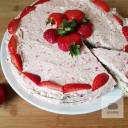Tort truskawkowy (bez glutenu, low carb, dieta optymalna, keto)