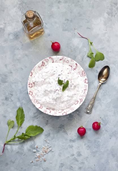 Rzodkiewkowe tzatziki