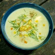Zupa krem z białych szparagów z parmezanem