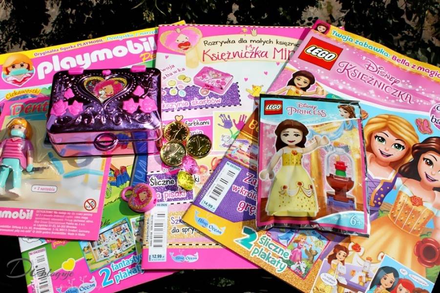 Księżniczka Mimi, Playmobil Pink i LEGO Disney Księżniczka, czyli czaspopisma dla dziewczynek od Blue Ocean