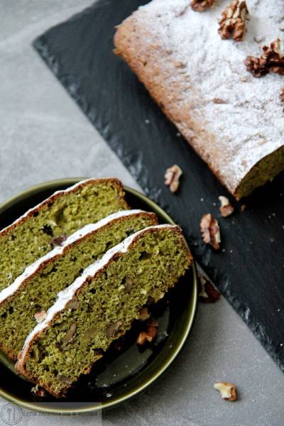 Ciasto z mąki z zielonego groszku