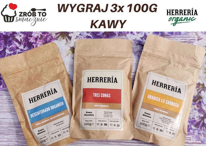 WYGRAJ 3 KAWY OD HERRERIA- 3 X 100 G