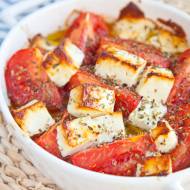 Pomidory pieczone z serem feta. Mała grecka uczta. PRZEPIS