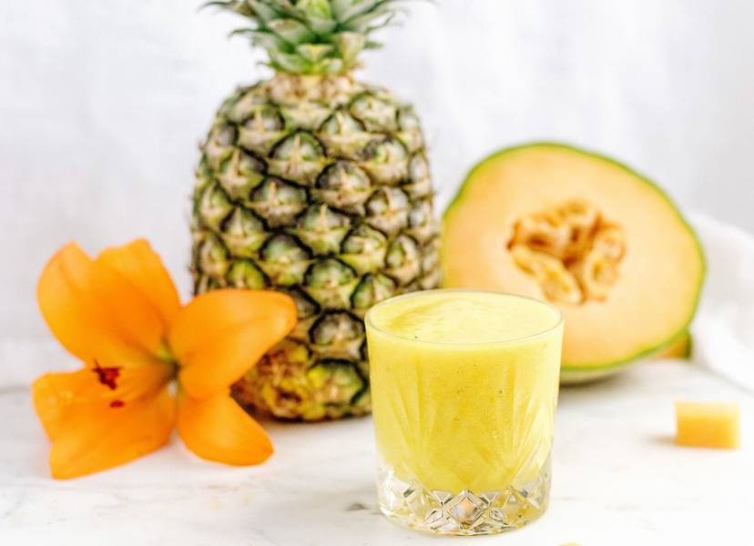 Smoothie melonowo – ananasowe