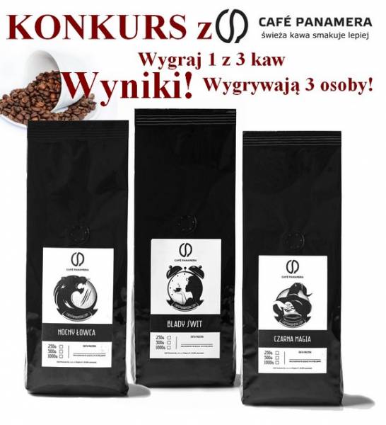 Wyniki konkursu z Cafe Panamera