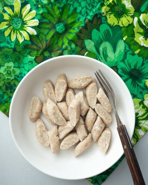 Pierogi leniwe z zakwasem
