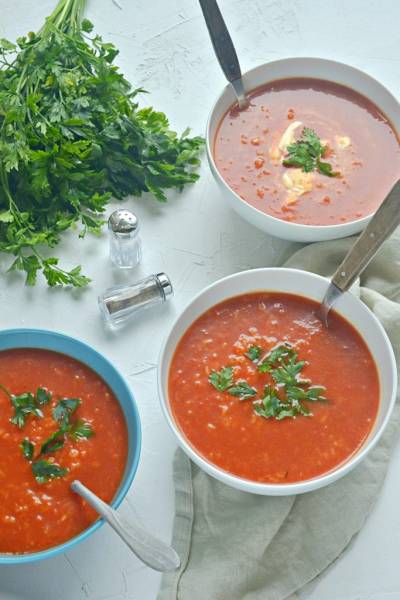 Zupa pomidorowa z ryżem
